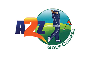 A2Z Golf Course Golf Courses Logo Design