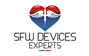 SFW Devices Experts Medical Equipment & Devices Logo Design