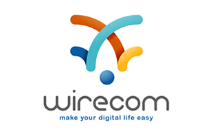 Wirecom Abstract Logo Design