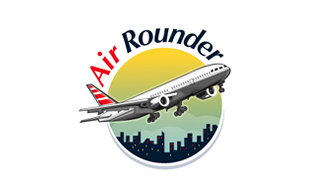 Air Rounder Airlines-Aviation Logo Design
