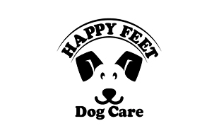 Happy Feet Dog Care Animals & Pet Logo Design