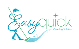 Easy Quick Cleaning & Maintenance Service Logo Design