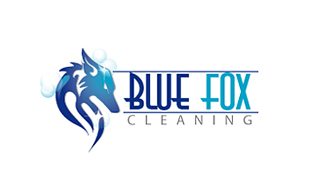 Blue Fox Cleaning Cleaning & Maintenance Service Logo Design