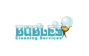 Bubles Cleaning Services Cleaning & Maintenance Service Logo Design