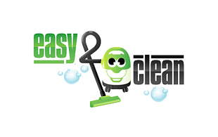 Easy & Clean Cleaning & Maintenance Service Logo Design