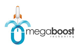Mega Boost Reckoning Cloud Computing Logo Design