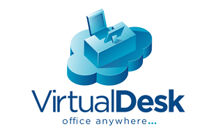 Virtual Desk Cloud Computing Logo Design