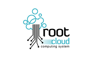 Root Cloud Cloud Computing Logo Design