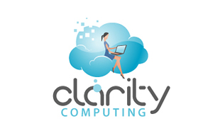 Clarity Computing Cloud Computing Logo Design