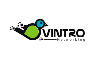 Vintro Computer Networking Logo Design