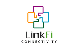LinkFi Computer Networking Logo Design