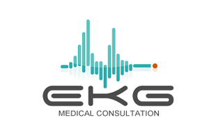 EKG Medical Consultation Consultation & Counselling Logo Design