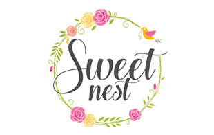 Sweet Nest Floral & Decor Logo Design