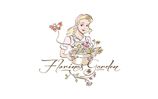 Florines Garden Floral & Decor Logo Design