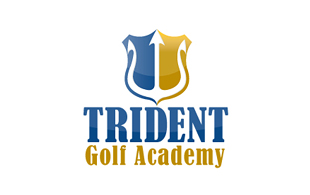 Trident Golf Academy Golf Courses Logo Design