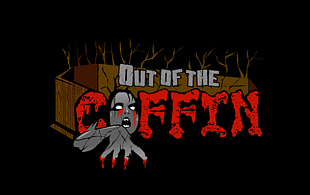 Out of the Coffin Horror Logo Design