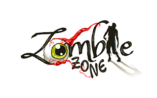 Zombie Zone Horror Logo Design