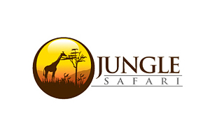 Jungle Safari Iconic Logo Design