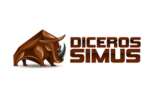 Diceros Simus Industrial Logo Design
