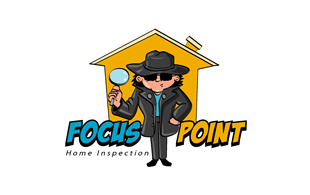 Focus Point Home inspection Inspection & Detection Logo Design