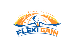 Flexi Gain Insurance & Risk Management Logo Design