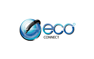 Eco Connect Internet & Cable Logo Design
