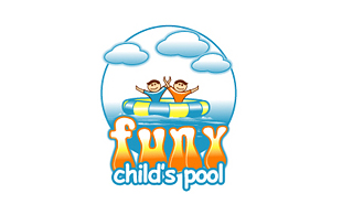 Funy child's pool Kids Logo Design