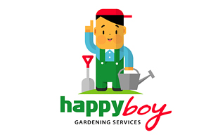 Happy Boy Landscaping & Gardening Logo Design
