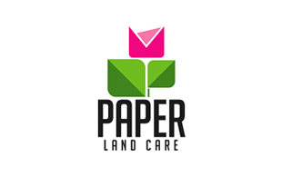 Paper Land Care Landscaping & Gardening Logo Design