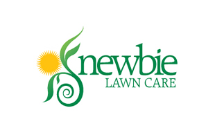 Newbie Lawn Care Landscaping & Gardening Logo Design