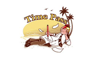 Time Pass Leisure, Travel & Tourism Logo Design
