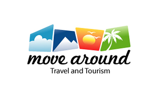 Move Around Leisure, Travel & Tourism Logo Design