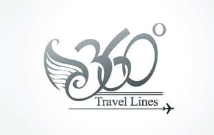 360 Travel Lines Leisure, Travel & Tourism Logo Design