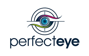 Perfect Eye Lens & Optics Logo Design