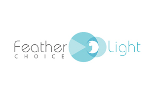 Feather Of Light Lens & Optics Logo Design