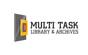 Multi Task Library & Archives Logo Design