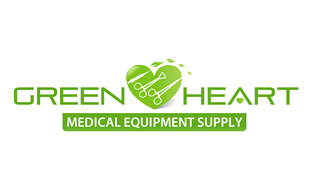 Green Heart Medical Equipment & Devices Logo Design