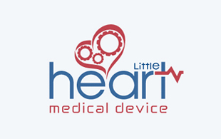 Heart Medical Device Medical Equipment & Devices Logo Design