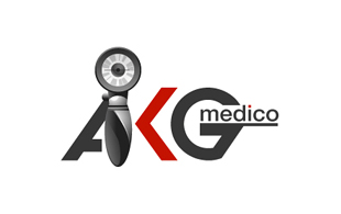 AKG Medico Medical Equipment & Devices Logo Design