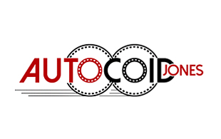 Autocoid Jones Motion Pictures and Film Logo Design