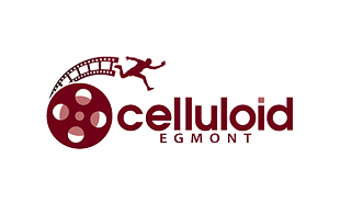 Celluloid Egmont Motion Pictures and Film Logo Design