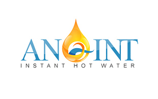 Anoint Instant Hot Water Oil & Energy Logo Design
