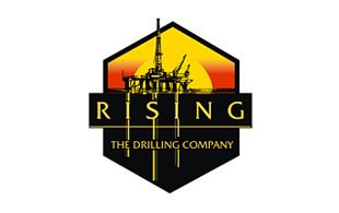 Rising The Drilling Company Oil & Energy Logo Design