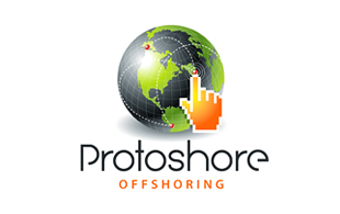 Protoshore Outsourcing & Offshoring Logo Design