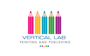 Vertical Lab Printing & Publishing Logo Design