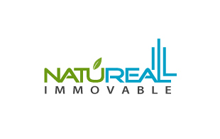 Natureal Immovable Real Estate & Construction Logo Design
