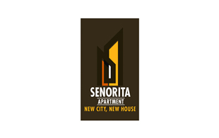 Senorita Apartment Real Estate & Construction Logo Design