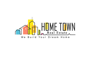 Home Town Real Estate & Construction Logo Design