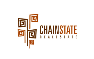 Chain State Real Estate & Construction Logo Design