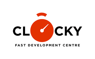 Clocky Research and Development Logo Design